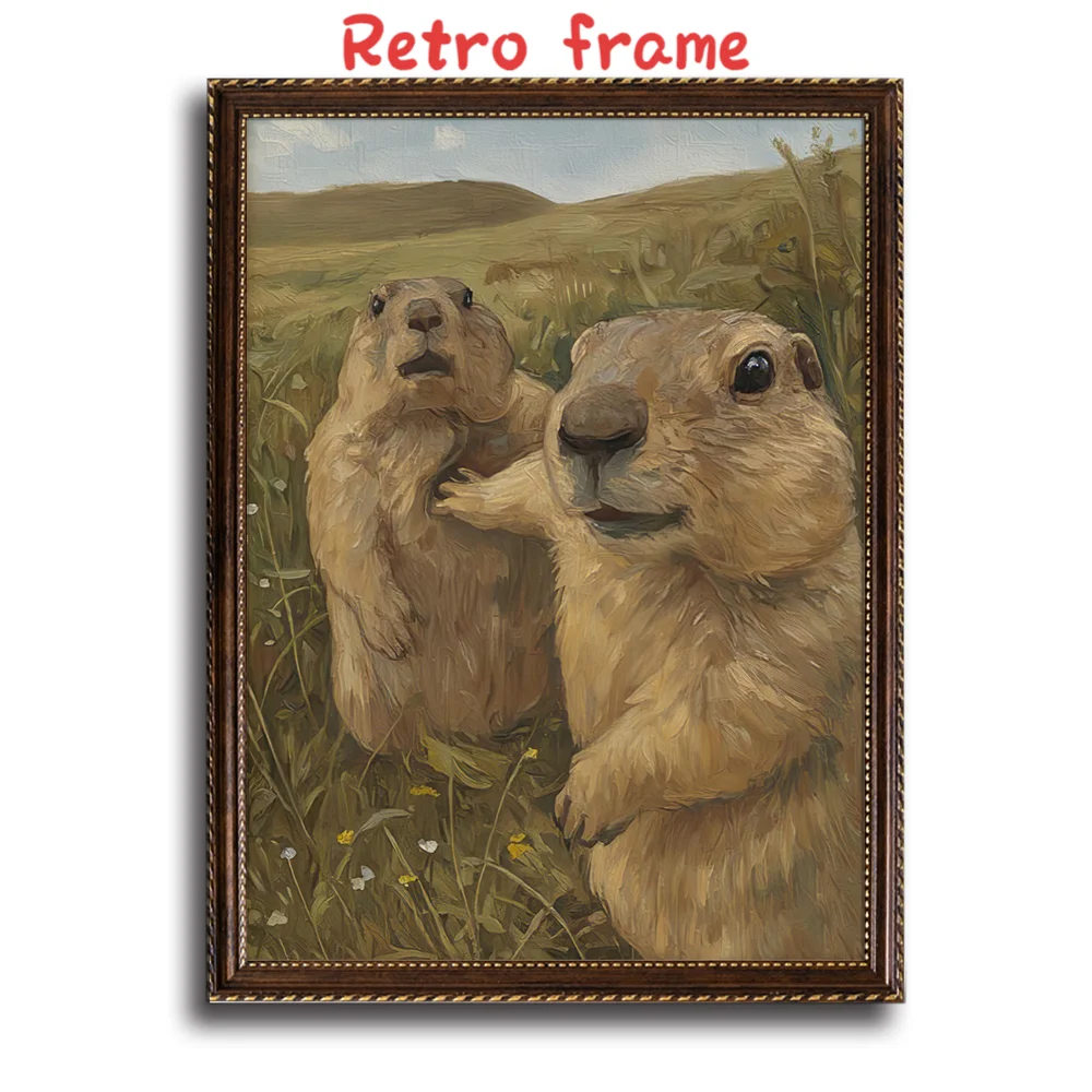 Let Him Cook Meme Art Print, Funny Marmot Poster, Viral Internet Wall Art, Quirky Animal Print, Dank Animal Print For Meme Fans