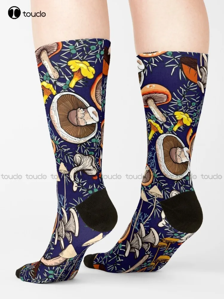 Fungus Mushroom In The Dark - Forest Of Dream Socks Usa Socks Cartoon Street Skateboard Socks Unisex Adult Teen Youth Socks Sock