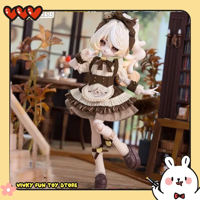 Come4free Minty 1/8 Bjd Doll Clothes Khaki Brown Dress Set Новинка в наличии