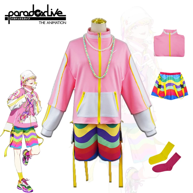 

Paradox Live VISTY Kantaro Misuji Cosplay Costume Hip Hop Anime Dresses Womens Uniform Clothes Christmas Halloween Party Clothes