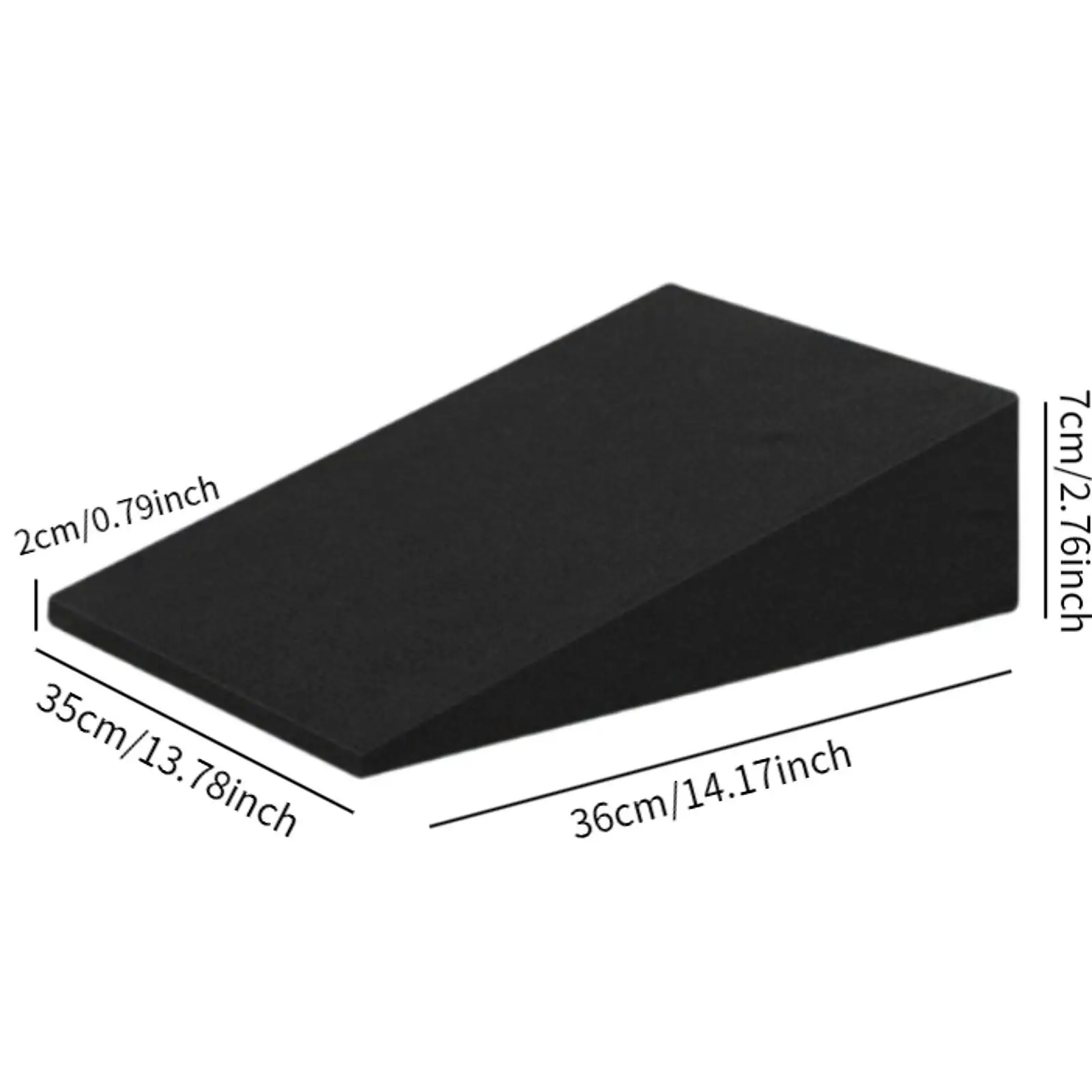 Breathable Auto Seat Wedge Leveling Cushion Pearl Cotton Durable Pad for Car Rear Seat Bed Camping
