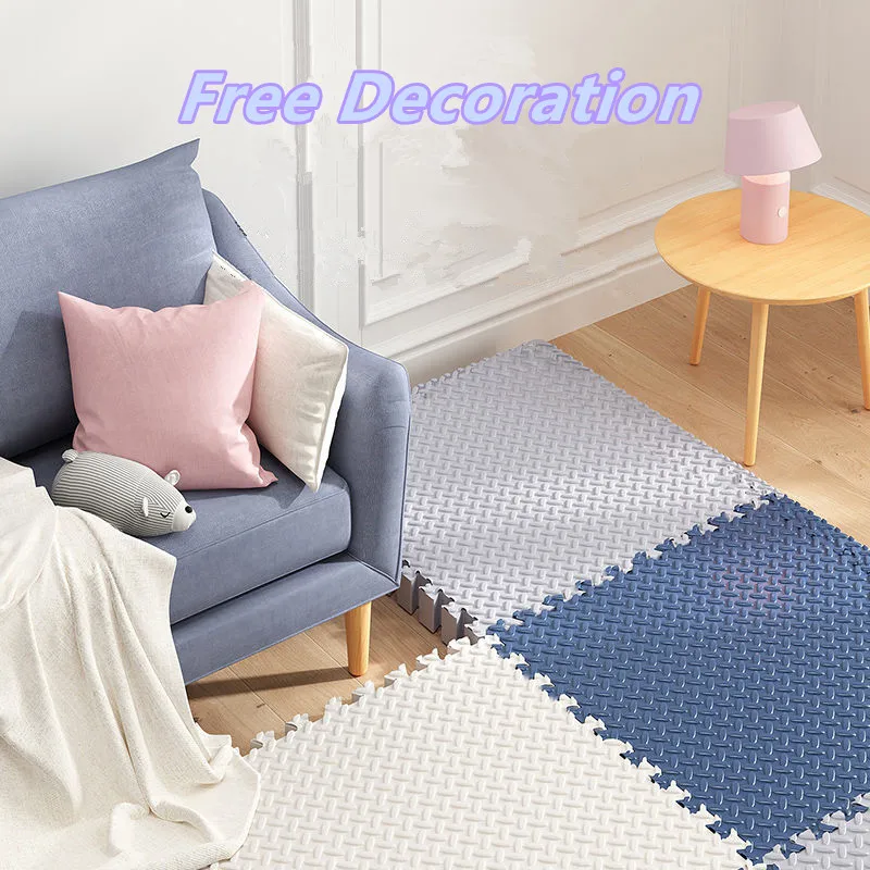 Play Mats Thicken 25mm Tatame Puzzle Mat 9PCS 30x30cm Tatames Baby Game Mat Puzzle Mat Baby Mat Kids Carpet Foot Mat Floor Mats