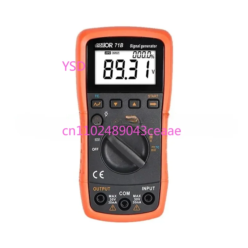 

VC71A/VC71B Signal Generator Source VC77 Process Multimeter VC78+/79+ Loop Calibrator