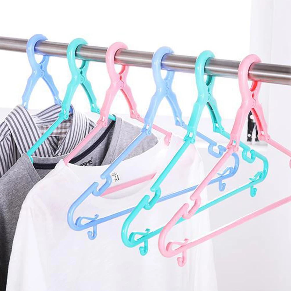 

5Pcs Multipurpose Plastic Hangers Heavy Duty Windproof Clothes Hangers with Clips Groove Design for Vest Trousers Bras