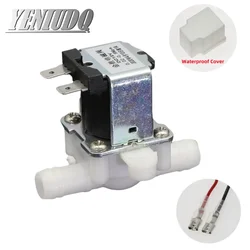 No Pressure Valve 12V 24V 220V Water Release Solenoid Valve 0-0.01Mpa for Gravity Water Pressure 12mm Pipe Quick Connect