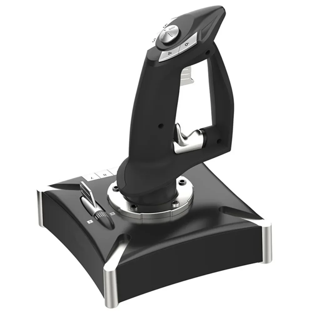 الكمبيوتر التحكم في الطيران محاكي اليسار اليمين مزدوجة الأيدي لعبة عصا التحكم غمبد الاهتزاز البرمجة تجربة حقيقية تحلق USB