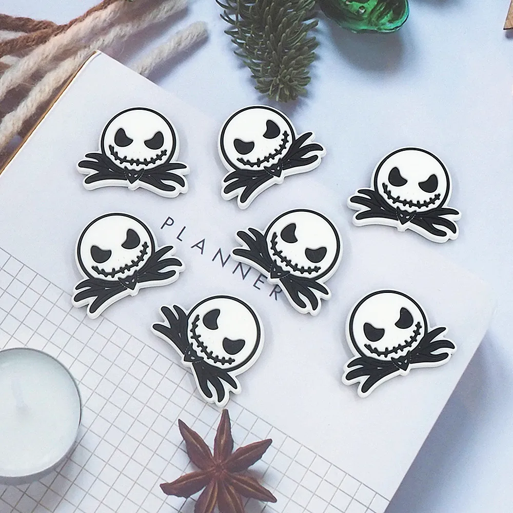 

Chenkai 50PCS Halloween King Silicone Focal Beads For Beadable Pen Silicone Charms for Keychain Making Silicone Characters