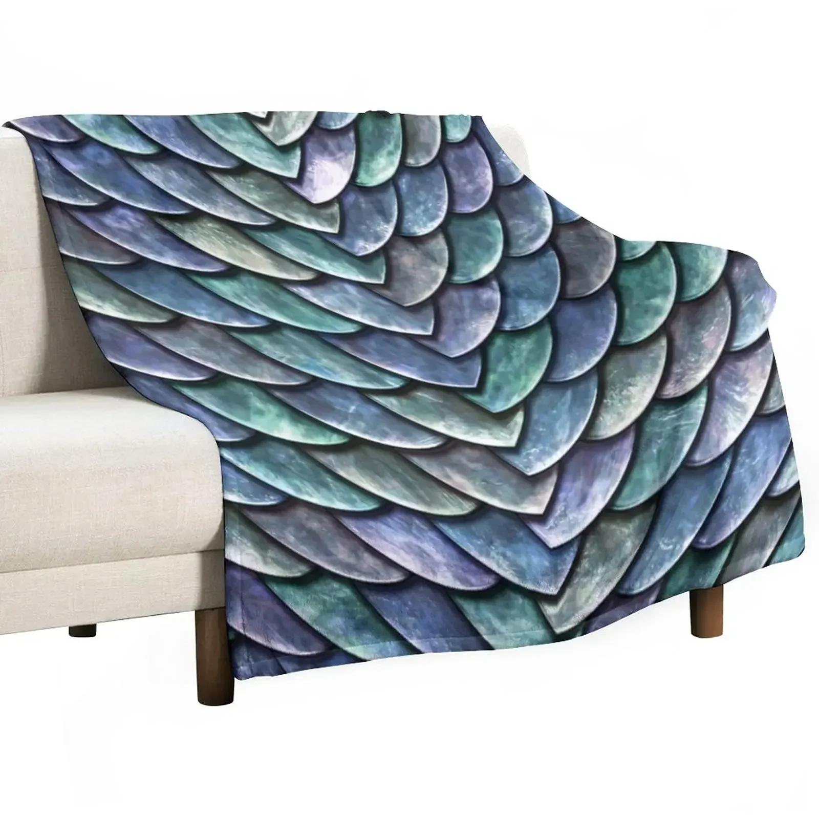 

Cool Dragon Scales 1 Throw Blanket Sofa Bed Blankets