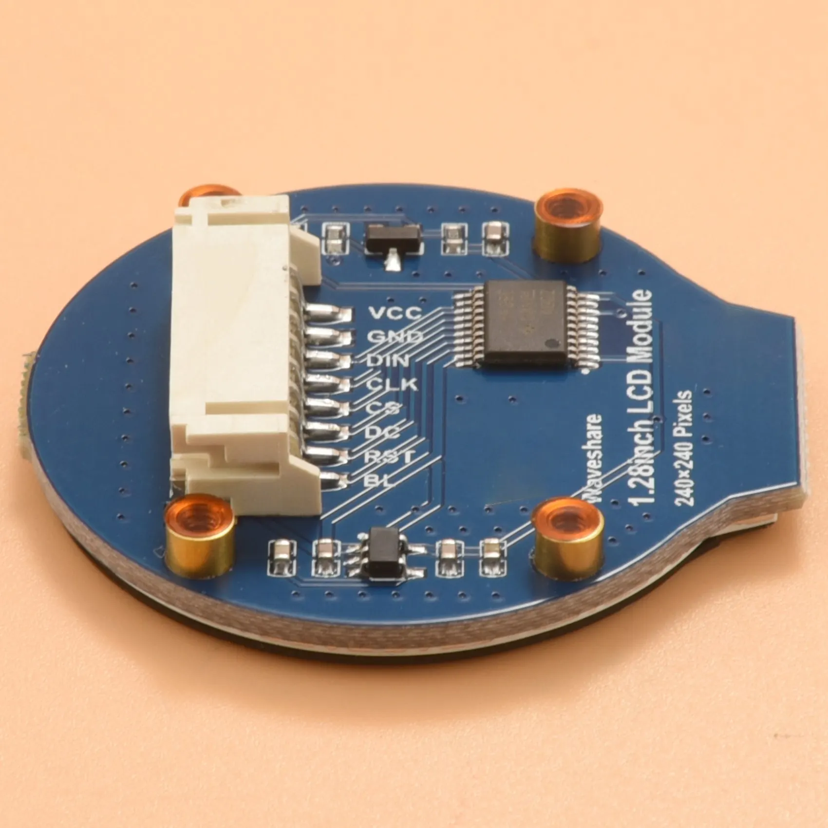 

A25P 1,28-дюймовый круглый дисплей, модуль ЖК-экрана GC9A01, SPI-связь, RGB, 65K, поддержка цветов для Raspberry