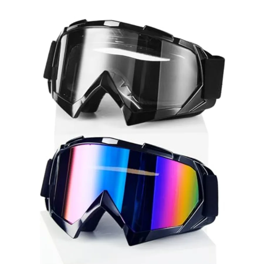 

2 шт. очки для мотокросса, мотоциклетные очки для бездорожья, защита от пыли и ветра, для гонок на квадроциклах, MX, для езды по пересеченной местности