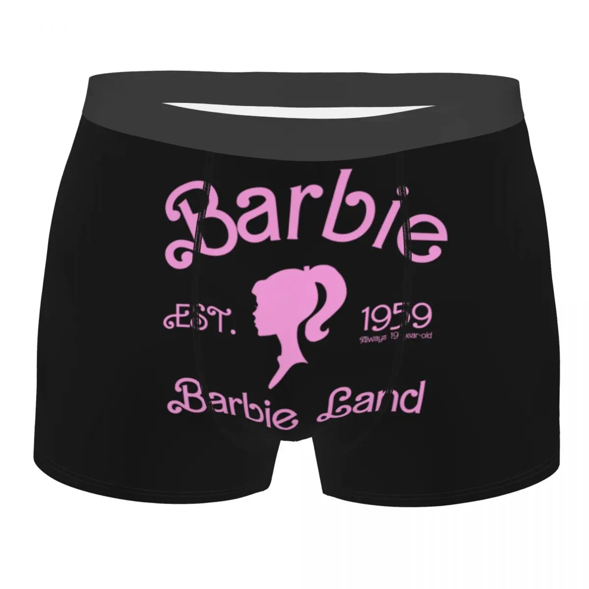 Custom Barbie EST. 59 Underwear Men Printed Boxer Shorts Panties Briefs Soft Underpants