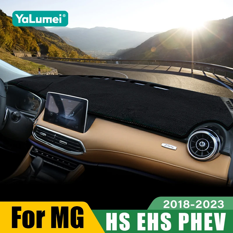 

Для MG HS EHS PHEV 2018-2023: Солнцезащитный коврик на приборную панель автомобиля, нескользящий коврик для панели приборов, аксессуары