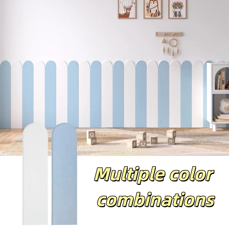 Self-Adhesive Wall Stickers, Tatami Wall Skirting Board, Thickened Anti-Collision Wall Panel, Headboard Decorative Wallpaper