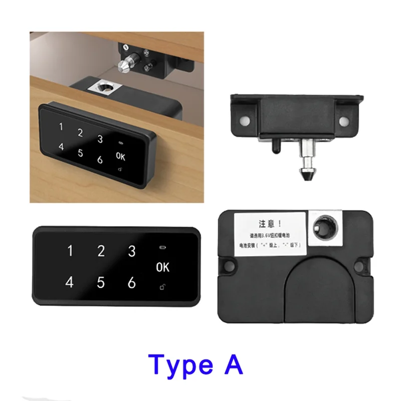 

FEDI-Smart Electronic Induction Drawer Lock, Cabinet Door Lock, Fingerprint Lock, Password Cabinet Lock