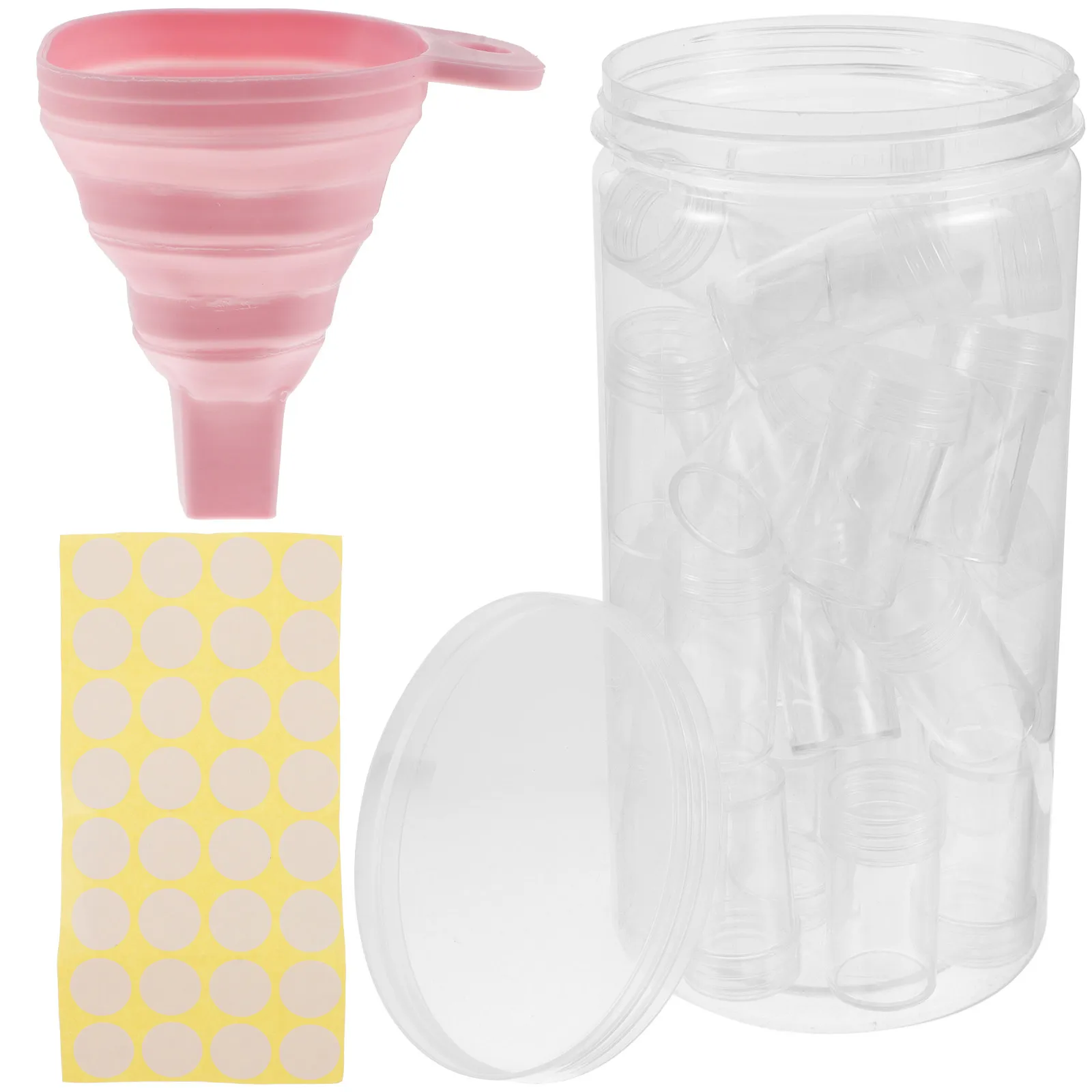 

Plastic 30 Bottles Storage Case for Embroidery Accessories ganizing Durable Protective Jar Box