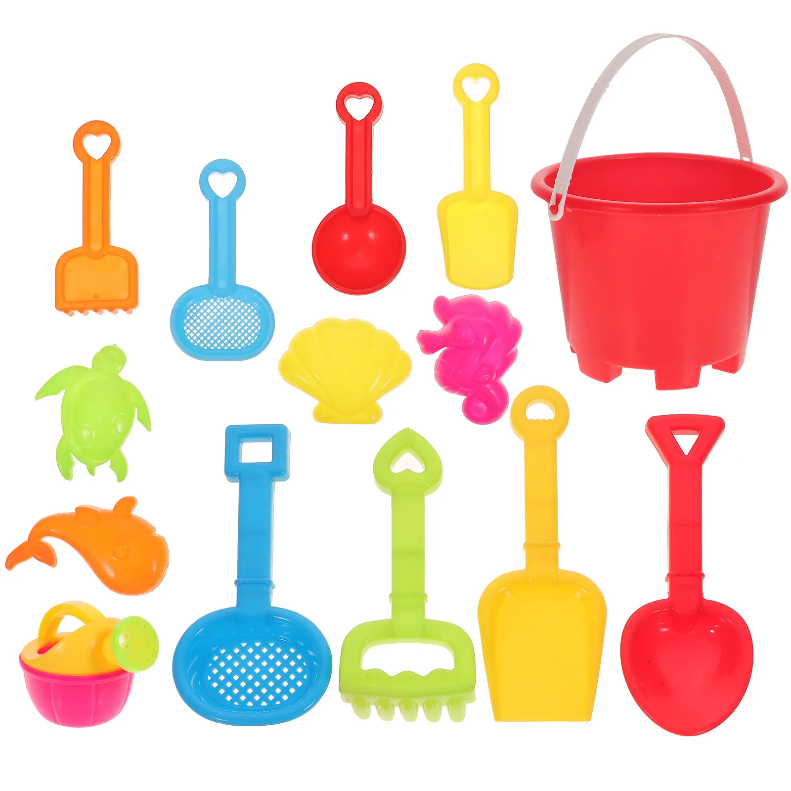 

1Set Durable Plastic Beach Sand Bucket Set Kid Outdoor Playing Child Summer Fun Backyard Gift Set Child Sand Toys