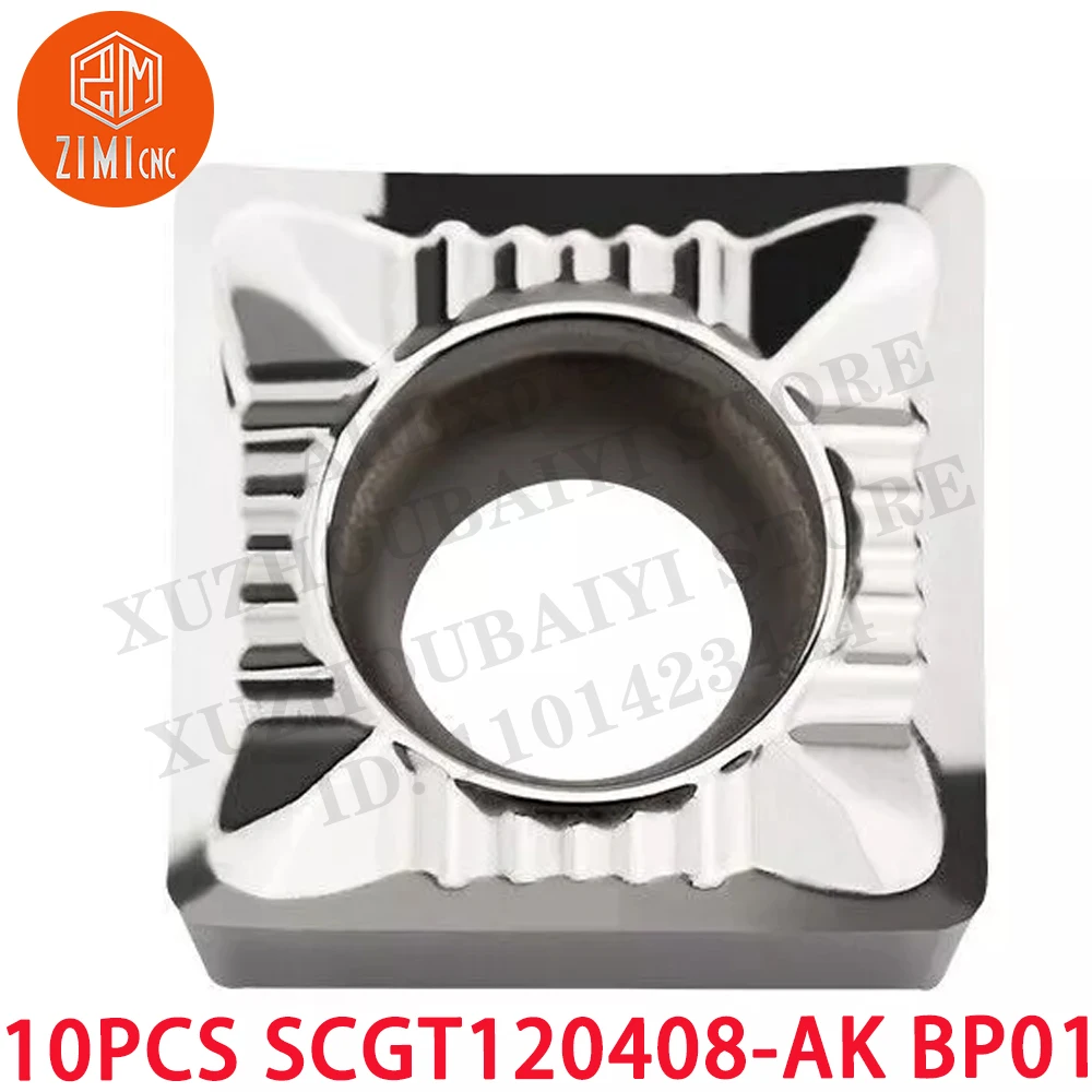 10 بنس 120408-K BP01 بنس 432 بنس scgt 120408 الألومنيوم لاصق كربيد أداة مملة التصنيع باستخدام الحاسب الآلي مخرطة أداة معدنية أدوات القطع الميكانيكية