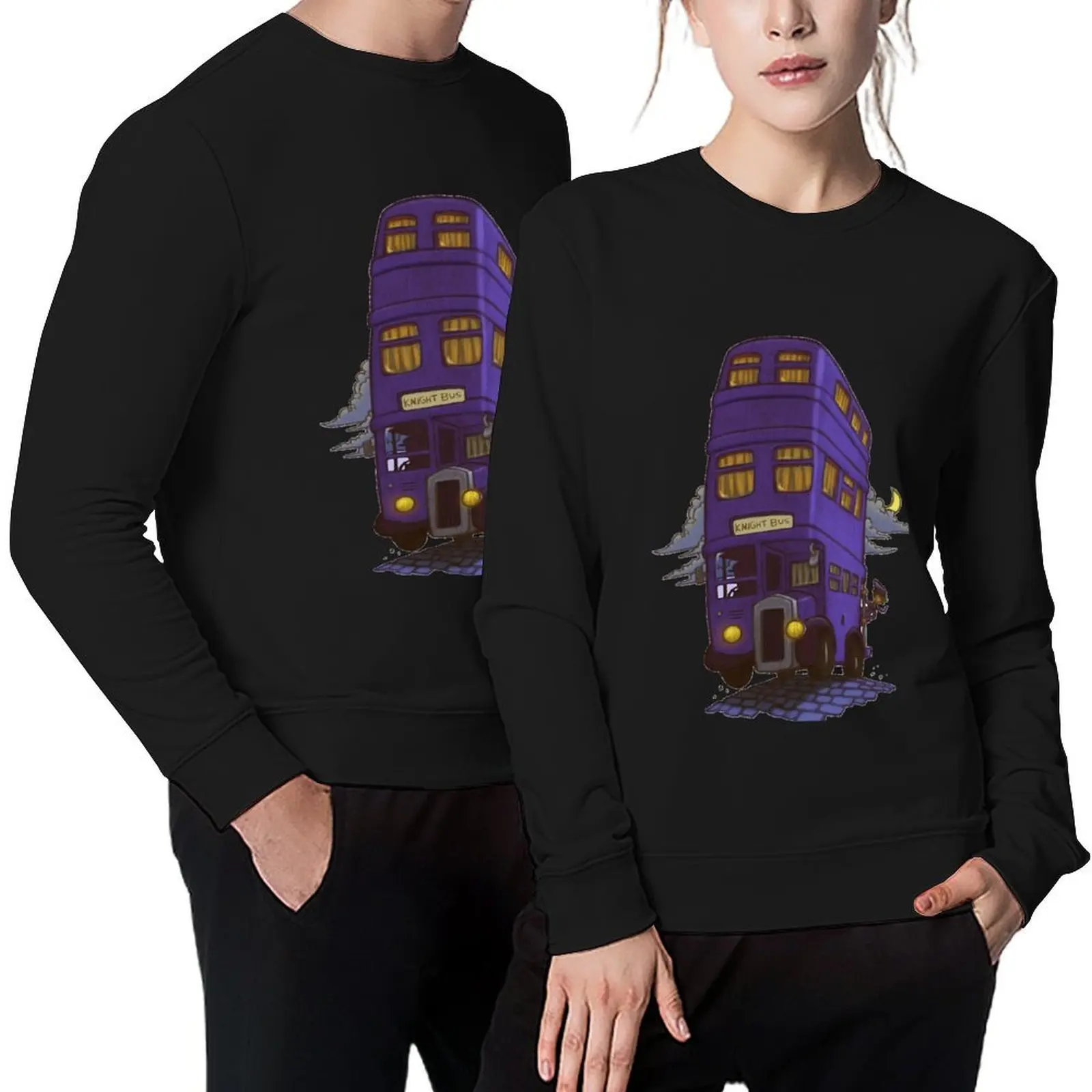 

Magic Transport Knight Bus Pullover tracksuit mens clothing men's sweat-shirt graphic sweatshirts