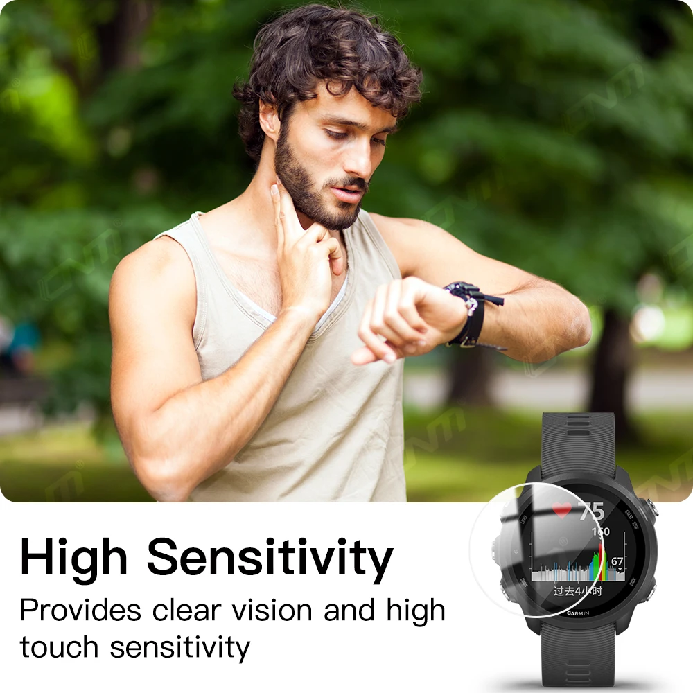 Tempered Glass for Garmin Forerunner 965 255 955 945 245 Music 255S 235 935 645 Smartwatch Screen Protector Ultra-HD Glass Film