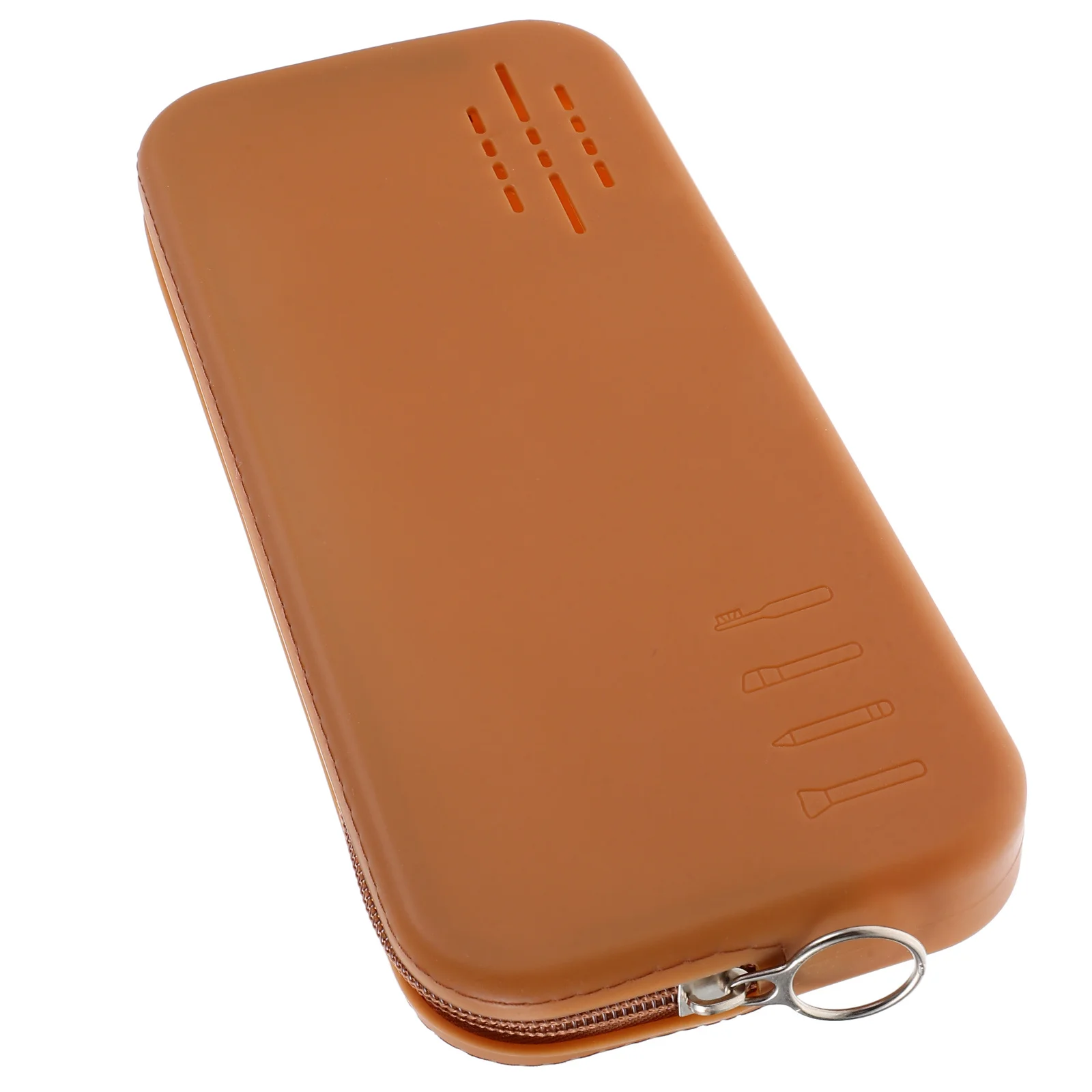 حافظة فرشاة أنيقة بسحاب للسفر وتخزين مستحضرات التجميل، حقيبة تنظيم محمولة صغيرة للنساء