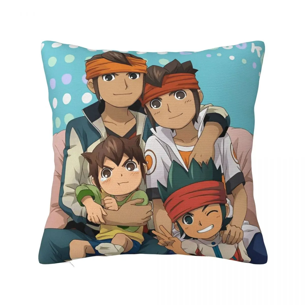 Inazuma Eleven Anime Pillowcase Printing Polyester Cushion Cover Decorative Throw Pillow Case Cover Seater Wholesale 40*40cm