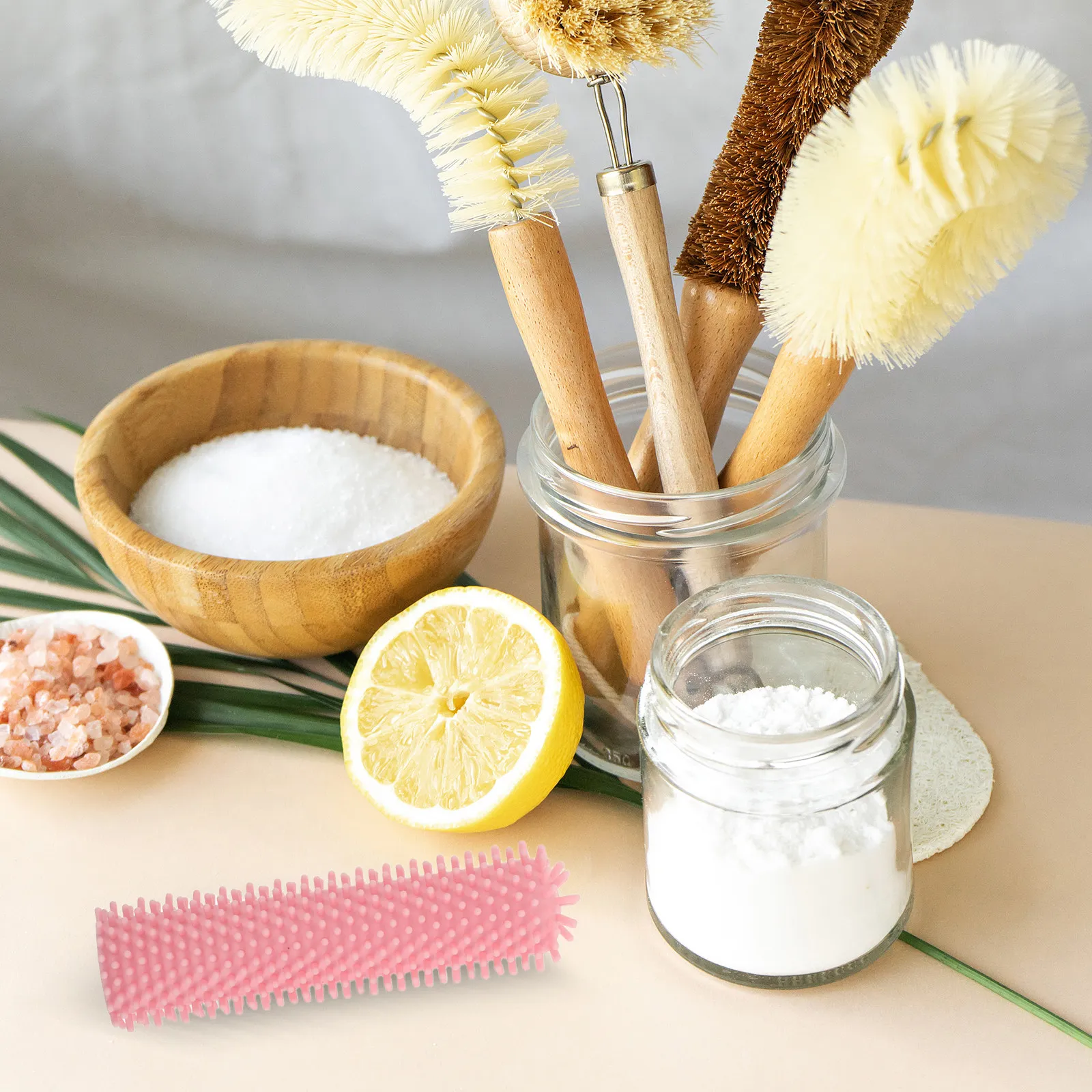 4Pcs Ergonomic Foot Scrubber Replacement Heads Soft Gentle Massage Deep Cleaning Between Toes Shower Bath Foot Soak Kit