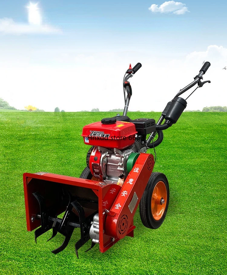 Loosen soil and ditch Small agricultural diesel lawn mower Corn weeding