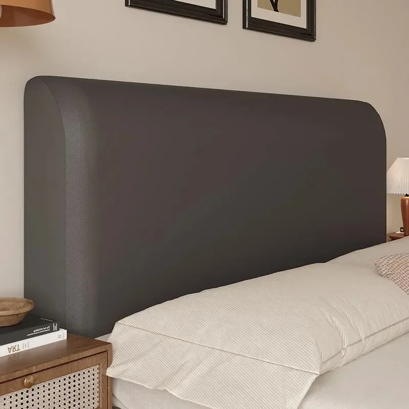 Leather Waterproof Anti-fouling Headboard Cover Easy To Clean Bedside Soft Dust Slipcover Scratch Proof No-rinse Bedback Covers