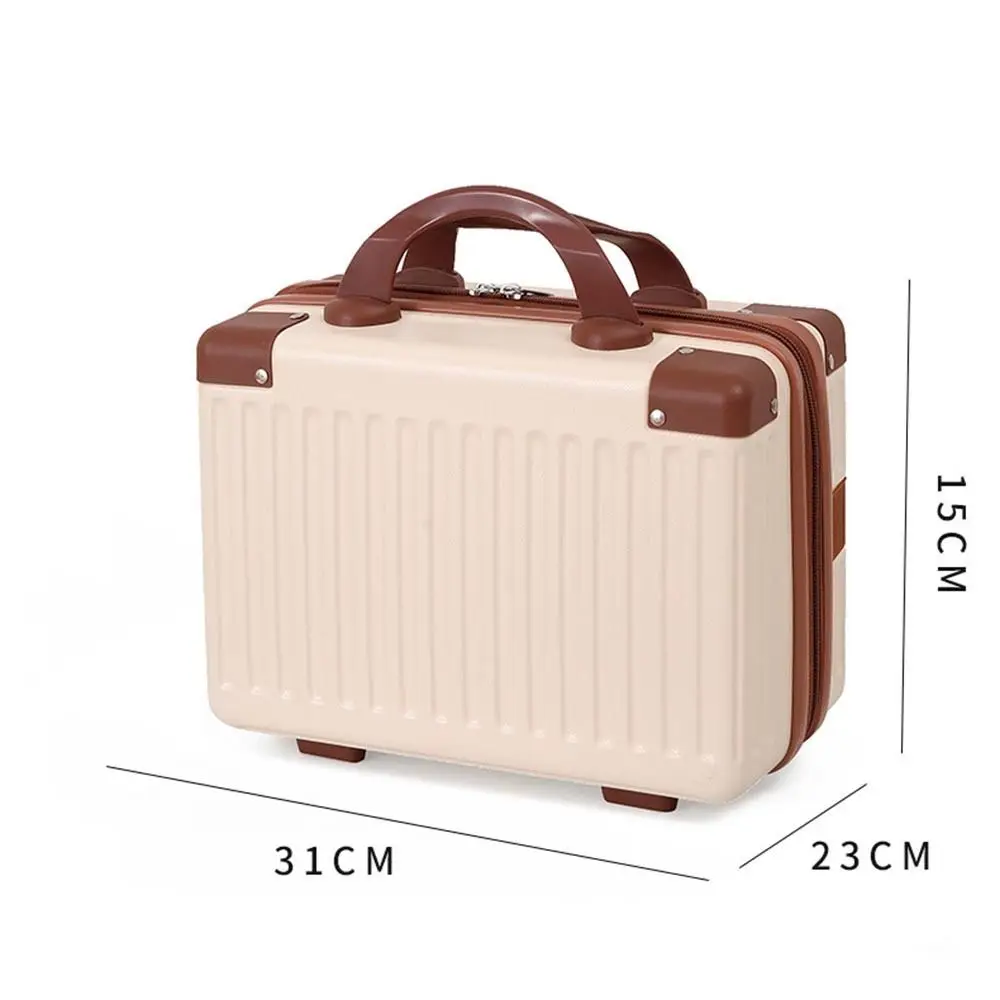 14 Inches Travel Suitcase High Quality Mini Travel Hand Carry Suitcase ABS Organizer Boarding Case For Women