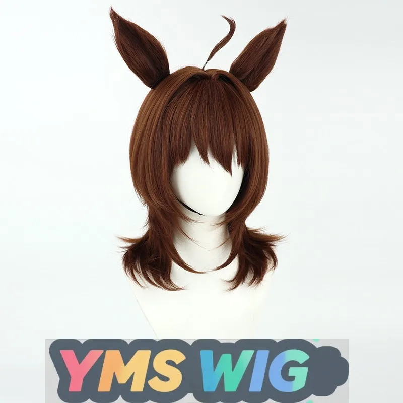 วิกผม [YMS WIG] Uma Musume Pretty Derby Pretty Derby Ally Tachyon พร้อมหูและหาง
