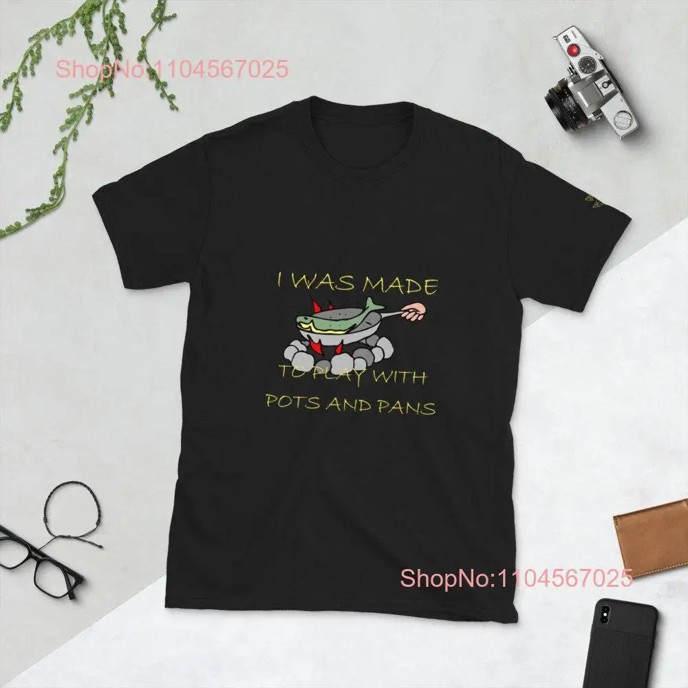 Head Chef Executive I was made to play with pots and pans T Shirt culinary gastronomy cuisine unique chefs gifts