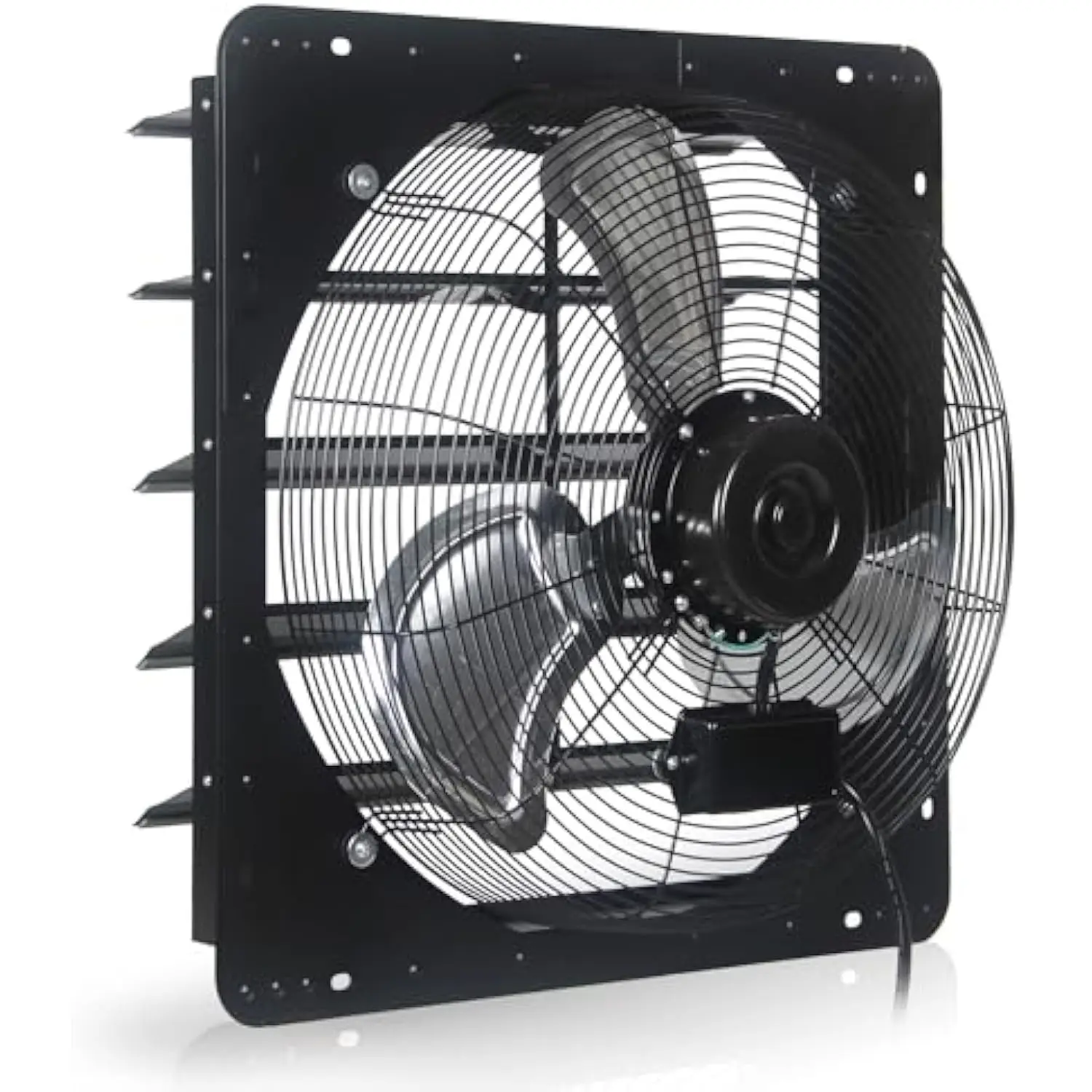 พัดลมดูดอากาศชัตเตอร์ขนาด 20 นิ้วติดผนัง, พัดลมดูดอากาศ 3500CFM พร้อมสายไฟ 1.65 ม. ที่ติดตั้งไว้ล่วงหน้า, พัดลมระบายอากาศสําหรับ Greenho