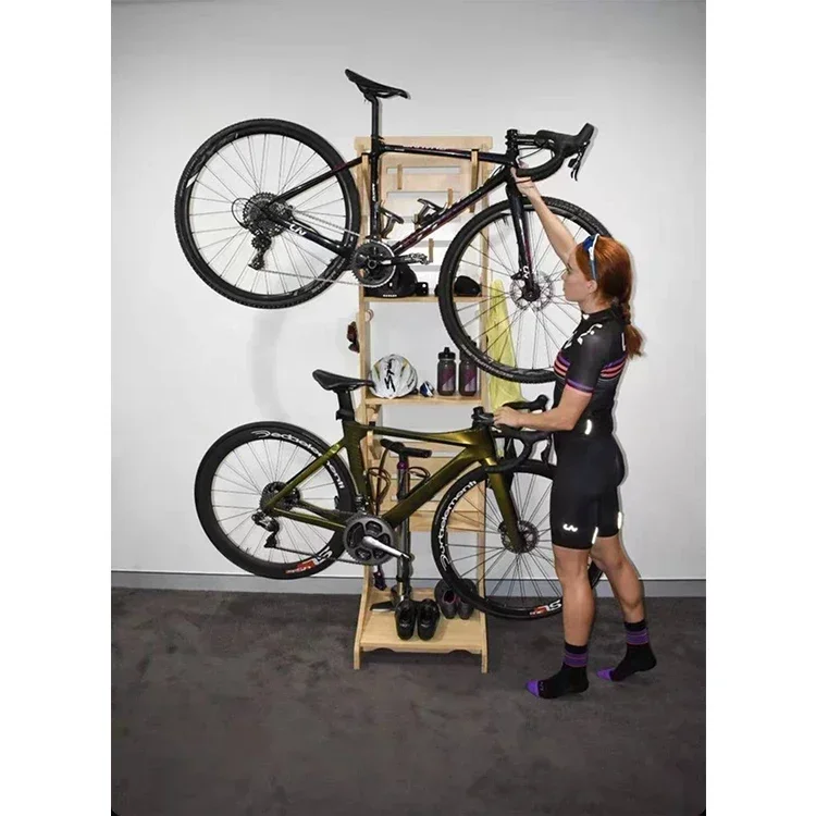 

Bicycle Floor Parking Rack Stand For Mountain Road Bike Indoor Garage Storage Bike Repair Stand Maintenance