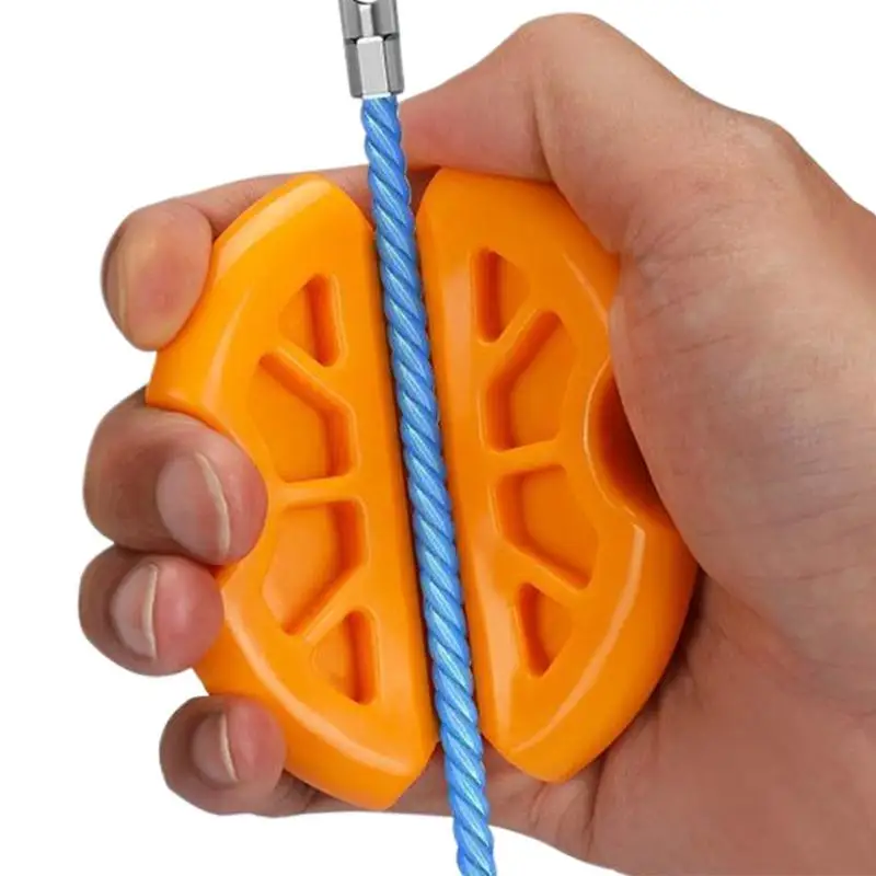Herramienta de dispositivo de enhebrado de cables, ayuda para enhebrar cables antideslizante, enhebrador de cables eléctricos, herramienta auxiliar de enhebrado de cables reutilizable
