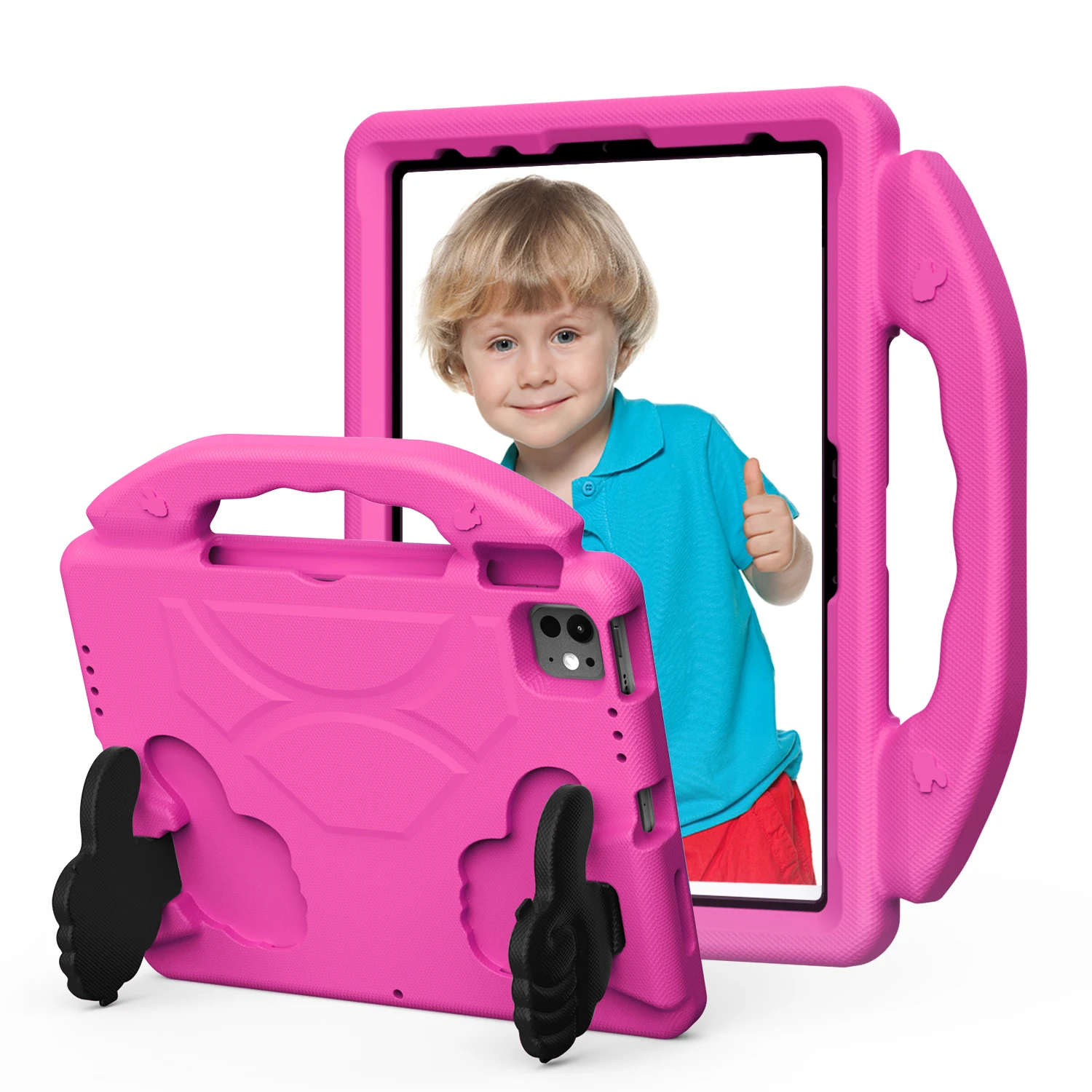 

Kids Case for iPad Pro 11 inch(2024/2022/2021/2020/2018)iPad Air5/4(10.9-inch) Shockproof Full-Body with Handle Stand Tablet