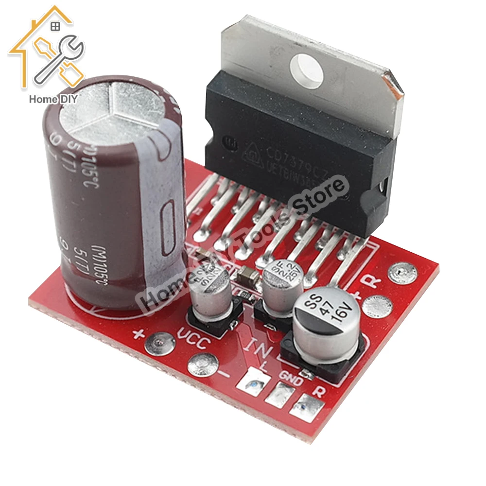 TDA7379 CD7379 Power Amplifier Board DC9V-17.5V 38W+38W Dual Channels Stereo Mini Audio Amplificador Board Module