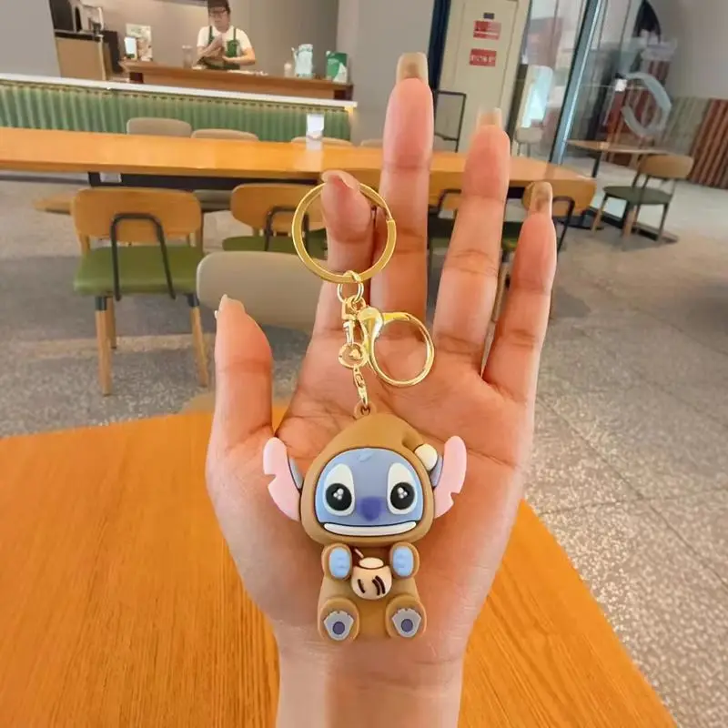 جديد ديزني MinisoStitch صندوق أعمى يأكل بعض شيء قبل النوم لعبة عصرية تمثال موضة شنطة هدايا قلادة الديكور المفاتيح
