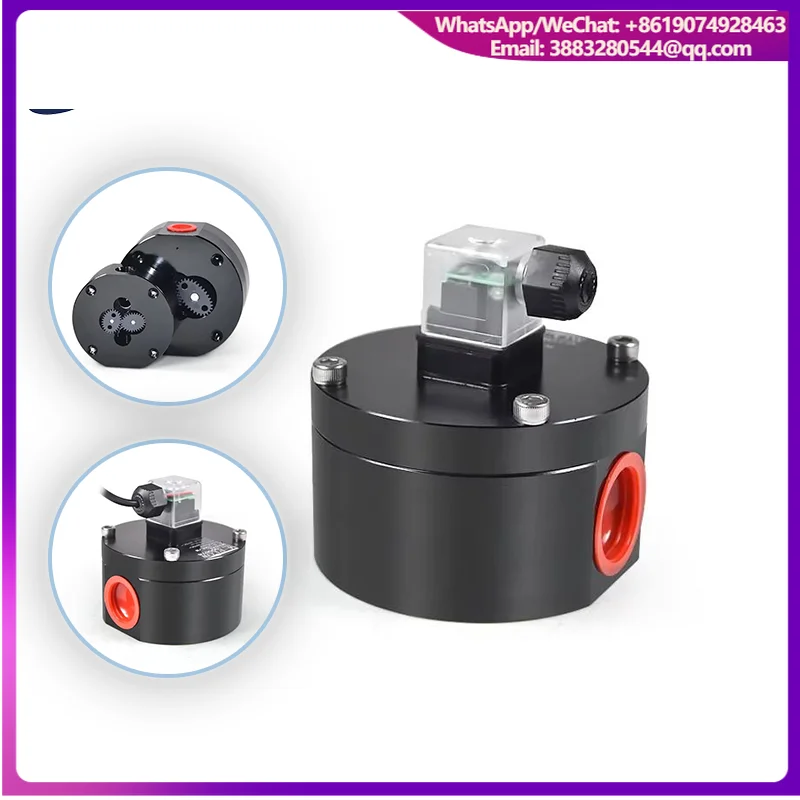 GN-M25 AL Mini Gear Flow Meter Pulse Output DN10 DN15 DN20 DN25 DN40 High Precision Flow Meter For Fuel Grease