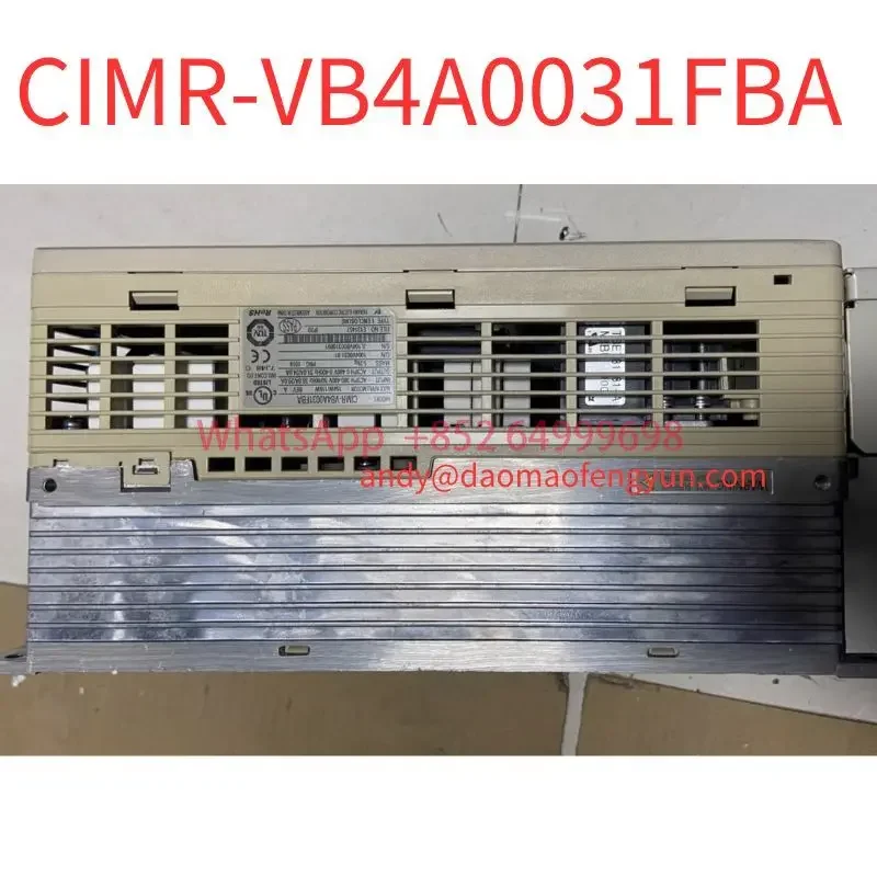 

Second-hand CIMR-VB4A0031FBA frequency converter 15KW/11KW 380V Test OK