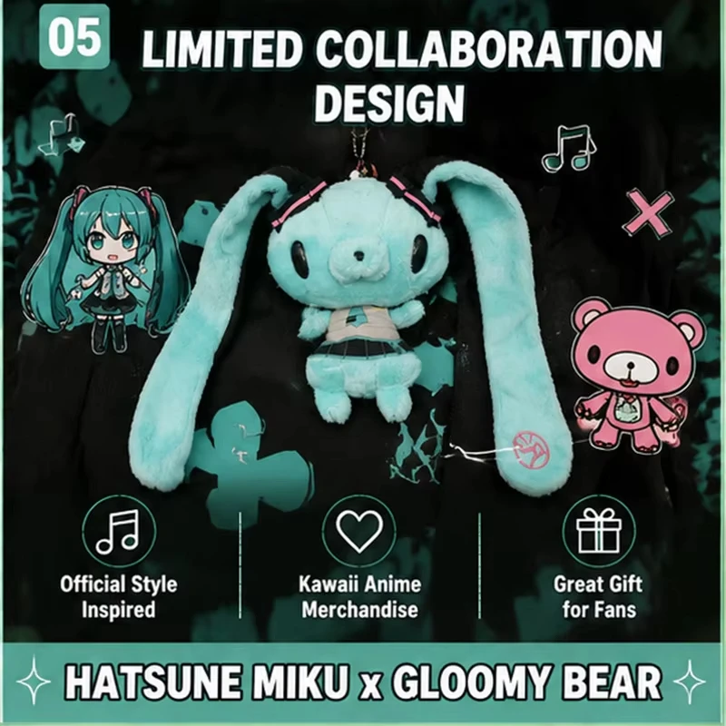 estojo-de-cartoes-de-pelucia-fofo-gloomy-bear-x-hatsune-miku-usagi-coelho-orelhudo-carteira-portatil-para-cartao-de-Onibus-e-identificacao-para-armazenamento-diario-de-cartoes