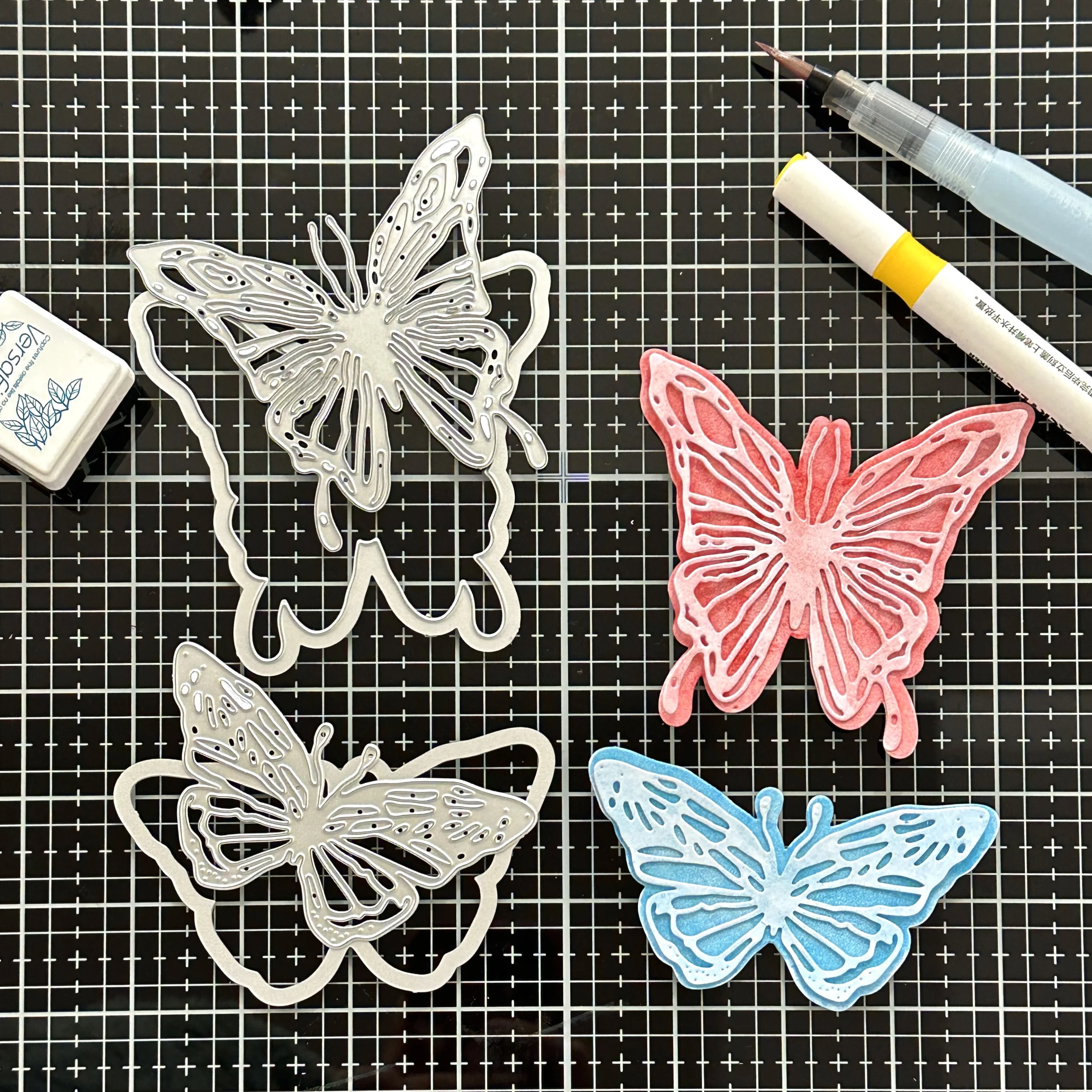 

2024 Spring New Butterfly Metal Cutting Dies for Making Card Scrapbook Embossed Paper Album Diy Craft Template Decoration