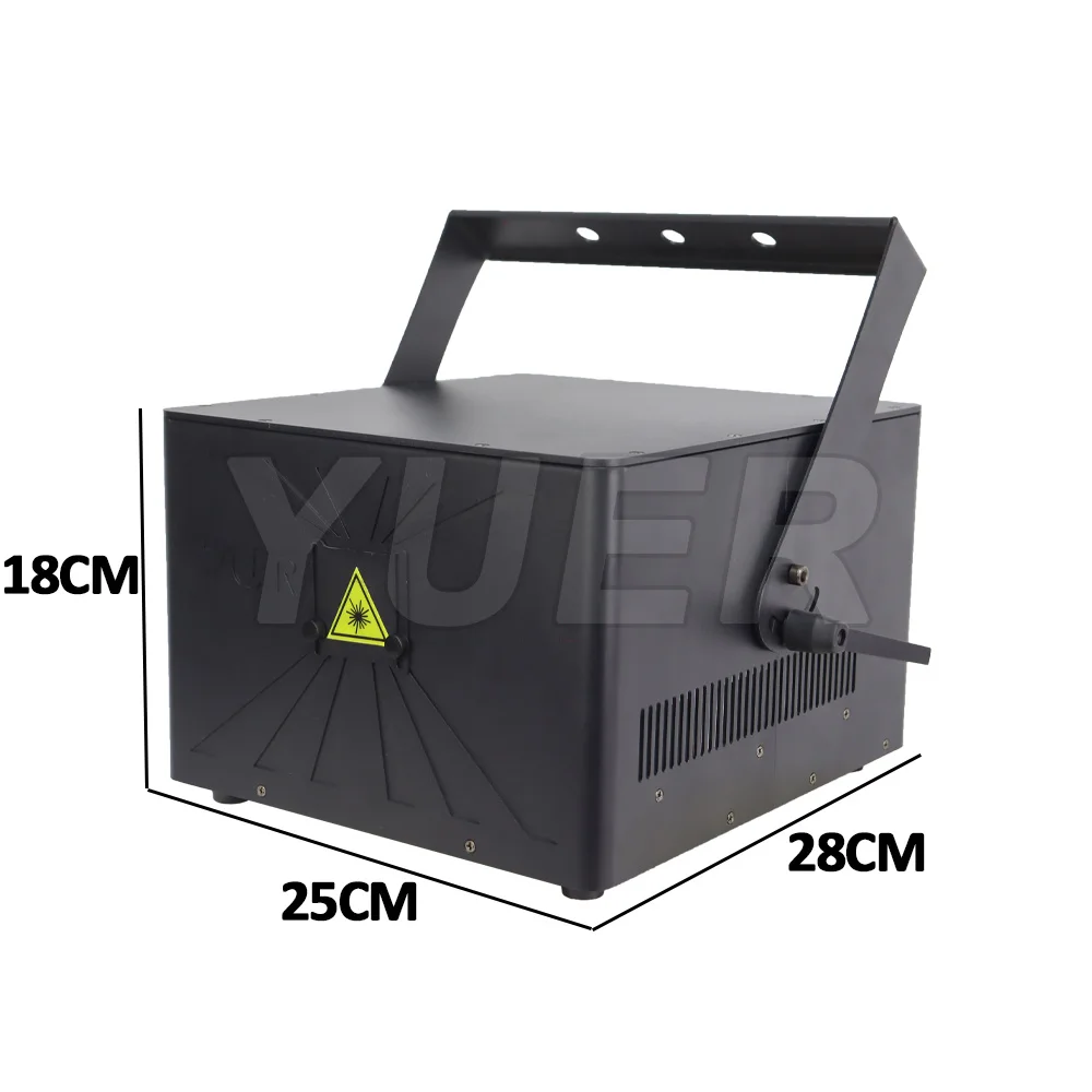 YUER 15W RGB Ios Android APP DMX Control Party Dj Disco Laser Scanner Lighting For Wedding Club Indoor Projector Stage Lights