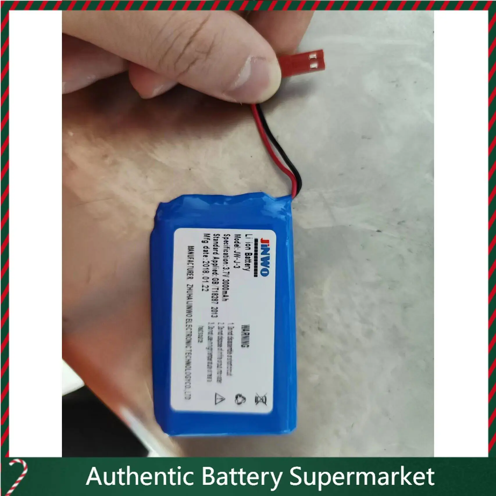 High-quality batteries for Brand new jw-j-3 3.7v medical device built-in battery