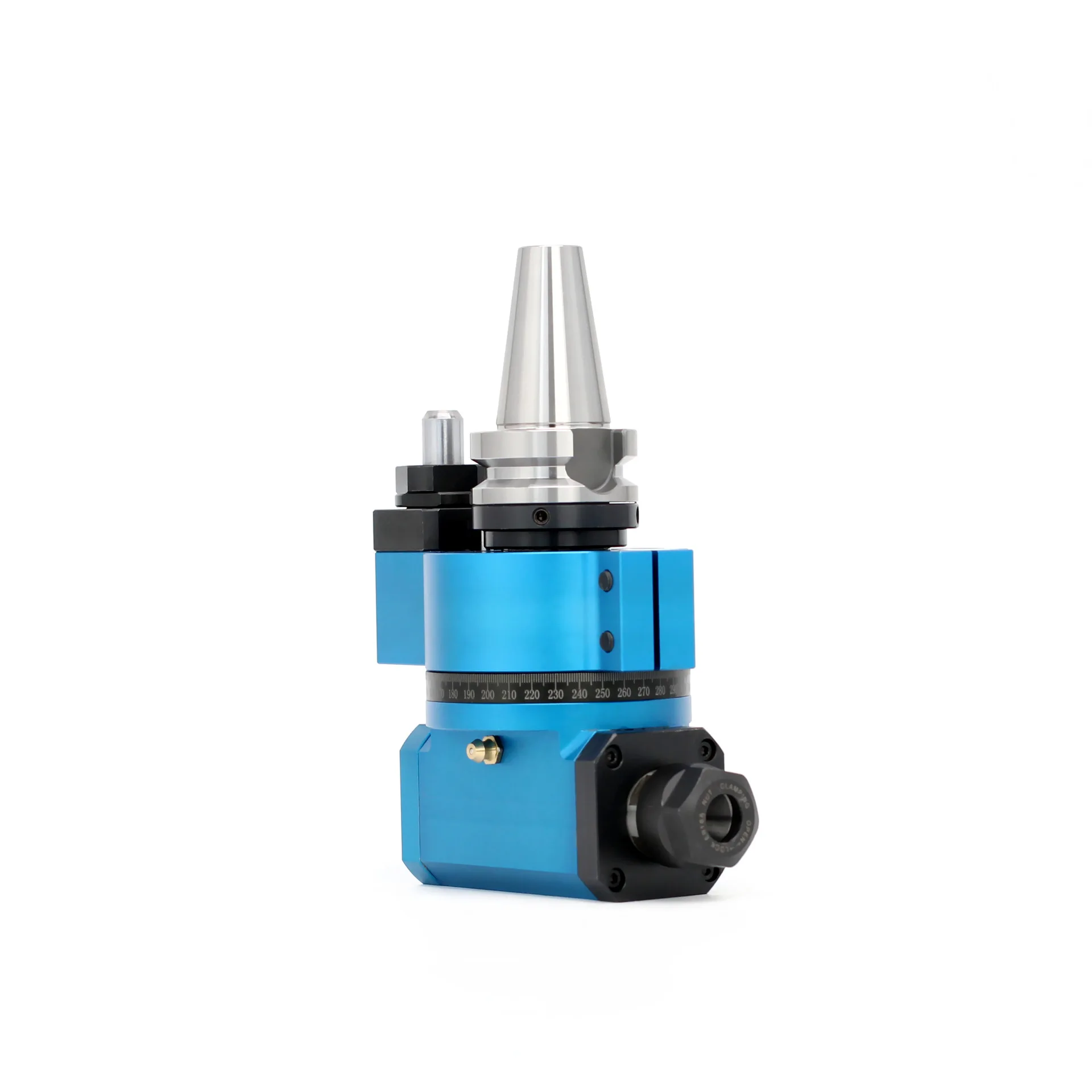 BT30-ER16 90 degree side milling head, light high speed cnc right angle milling head, cross milling head