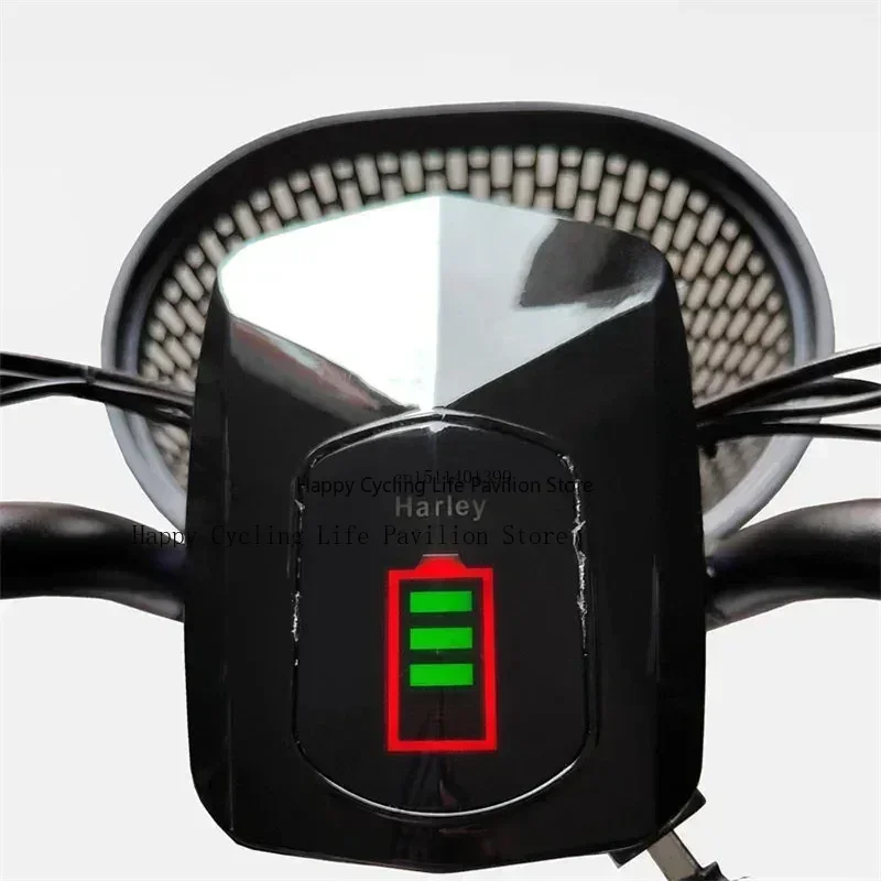 Tricycle Électrique Pliable de 12 Pouces pour Adulte, Mini Scooter à Trois Roues, Vélo Électrique, 48V, 350W, 40-50km d\'Autonomie