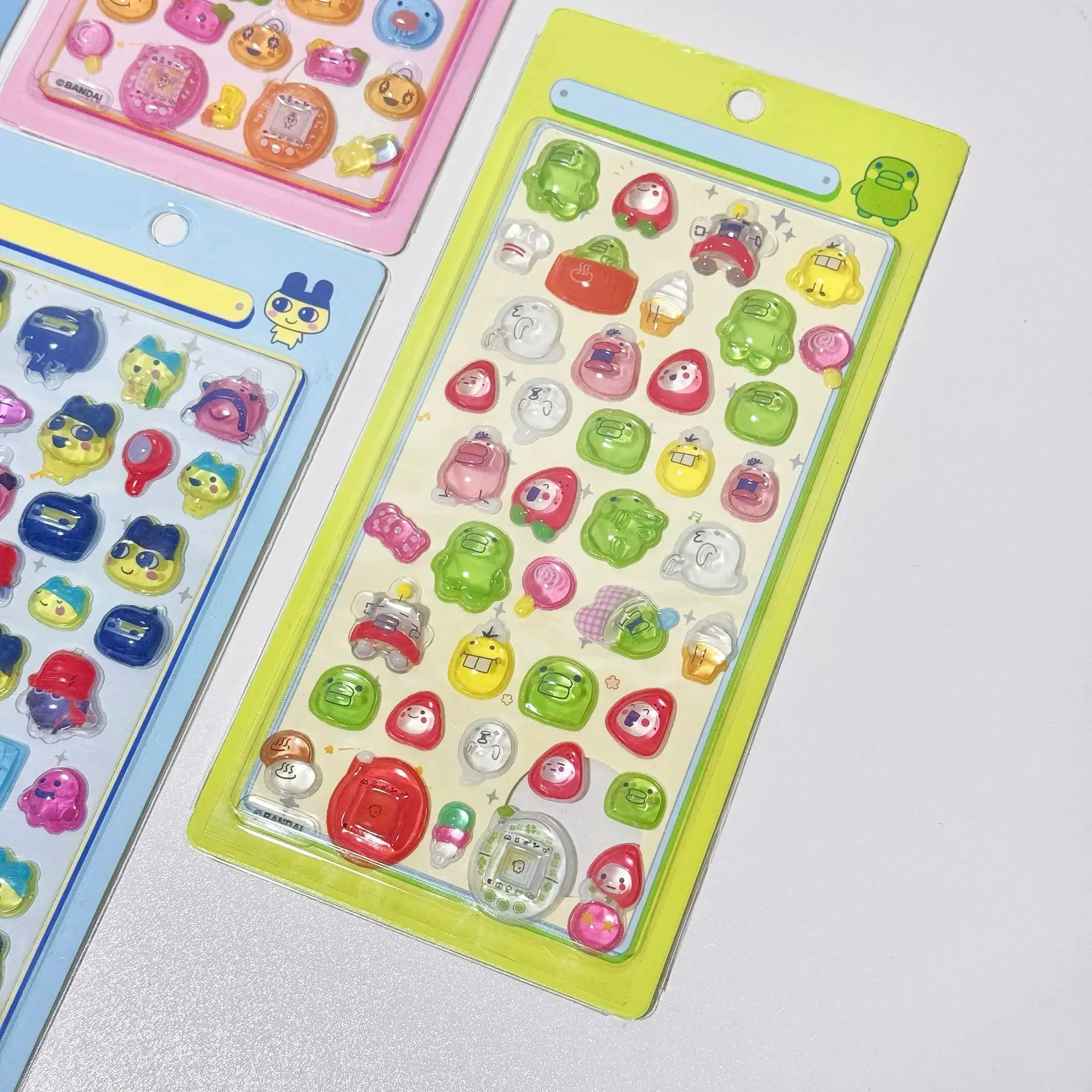 

Прекрасные детские подарки для творчества - 3D-наклейки Тамагочи, милые мультяшные разноцветные стикеры для детского декора своими руками