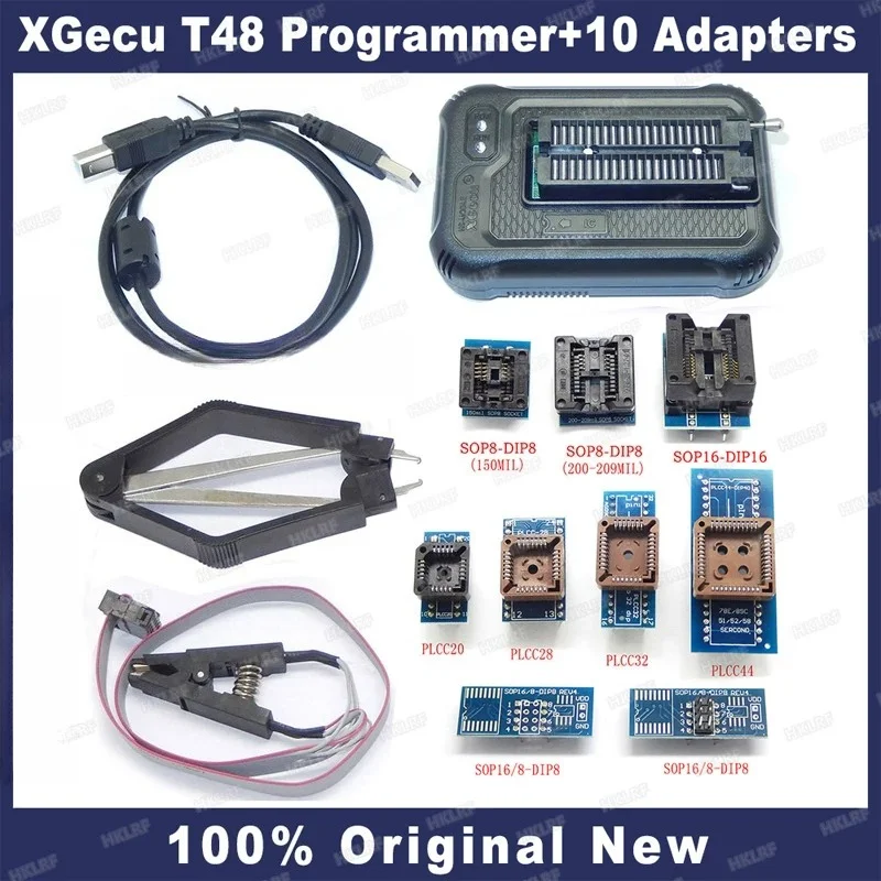 T48 TL866II Universal Programmer – EMMC/NAND/BIOS/ECU Chip Flasher for Laptop, Car Navigation & Motherboard