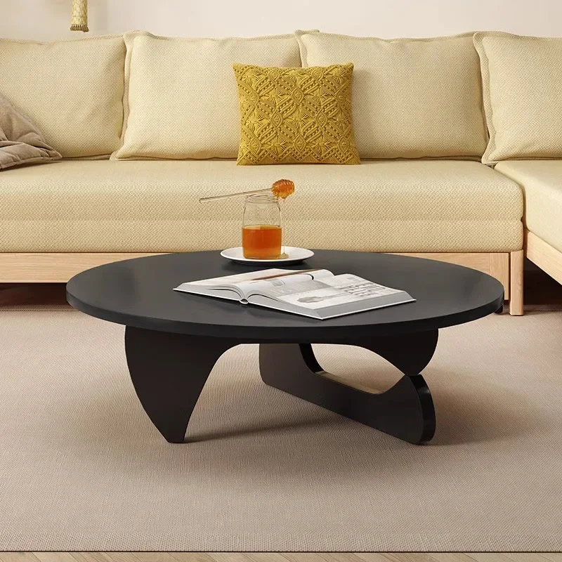 Cute Round Coffee Tables Modern Design Unique Oval Coffee Tables For Living Room Black Nordic Couchtisch Home Furniture