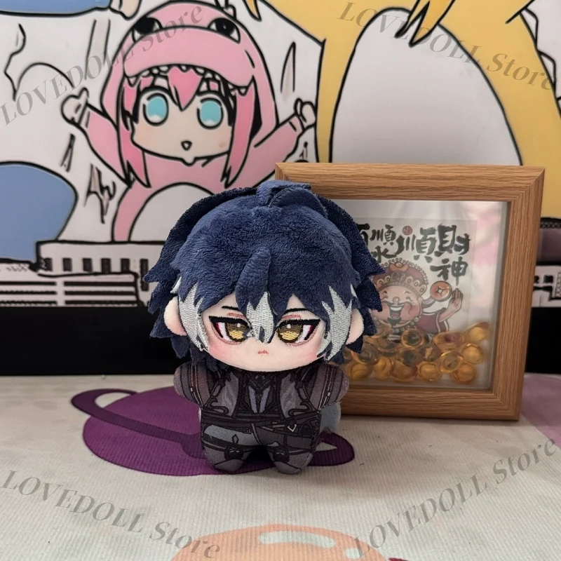 

10CM Anime Genshin Impact Columbina Flins Durin Kawaii Cosplay Soft Cotton Dango Doll Cartoon Keychain Toy Figures Fans Gift