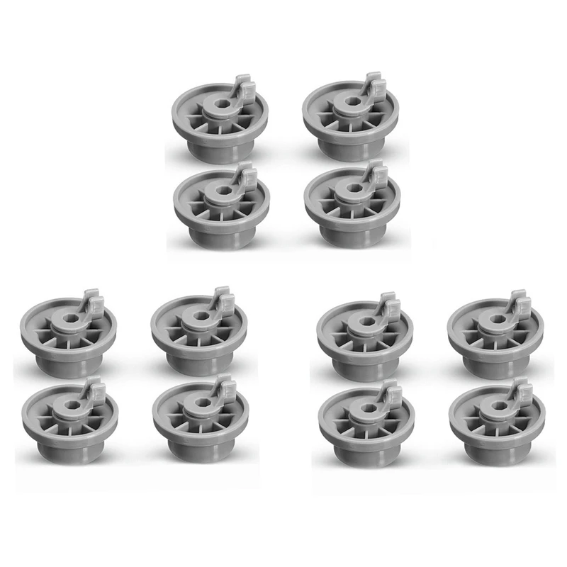 3x Geschirrs püler unteren Boden Korb Räder kompatibel für Neff & Siemens Geschirrs püler Ersatzteile unteren Rollen